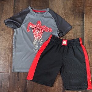 The Flash Boys Athletic Set - Gray, Black & Red